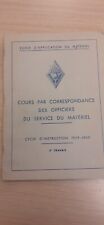 Cours correspondance officiers d'occasion  Châtenay-Malabry