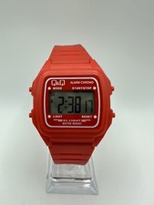 QQ By Citizen relógio de plástico vintage digital vermelho masculino feminino retrô alarme cronógrafo comprar usado  Enviando para Brazil