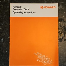 Howard gem rotavator for sale  CARDIFF