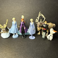 Mini bonecos de PVC Frozen da Disney. Elsa. Anna. Olaf. comprar usado  Enviando para Brazil