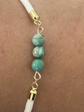 Bracelet fin turquoise d'occasion  Chalon-sur-Saône