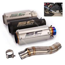 Slip para Honda CBR300R 2013-2019 CB300F sistema de tubulação de ligação de escape silenciador de substituição comprar usado  Enviando para Brazil