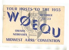 Qsl card w0equ for sale  Dallas
