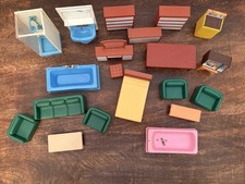 Lote de móveis vintage modernos de plástico para casa de bonecas Arco meados do século Hong Kong comprar usado  Enviando para Brazil