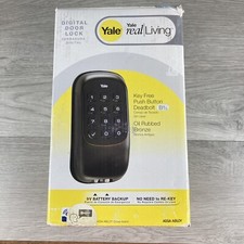 Yale Real Living B1L botão sem chave trava de porta digital ZWave bronze comprar usado  Enviando para Brazil