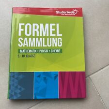 Formelsammlung mathe physik gebraucht kaufen  Alsdorf