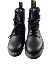 Usado, Botas de combate masculinas 8/femininas 9 couro vegano preto Dr Martens comprar usado  Enviando para Brazil