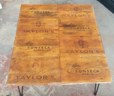 Usado, Mesa envernizada industrial feita à mão caixa de vinho rústico 120cm x 80cm x 45cm comprar usado  Enviando para Brazil