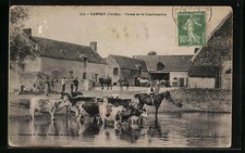 Old postcard lamnay d'occasion  Expédié en Belgium