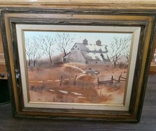 Vintage framed oil for sale  Potosi