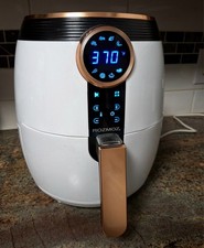 Fritadeira a ar elétrica Rozmoz 5,2Qt sem óleo LED digital temperatura/temporizador 8 predefinições branca comprar usado  Enviando para Brazil