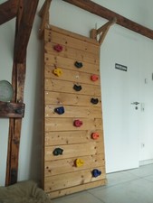 Kletterwand holz klettersteine gebraucht kaufen  Ascheberg