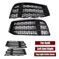 Usado, Par de tampa de grade de farol de neblina preto ABS para carro para Audi A5 RS5 2008-16 comprar usado  Enviando para Brazil