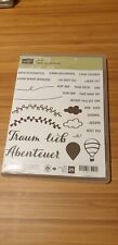 Stampin stempelset lebe gebraucht kaufen  Halvesbostel