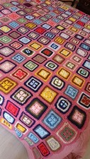 Coperta lana mattonelle usato  Bari