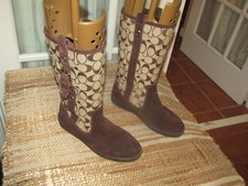 Coach tullip boots for sale  Hemphill