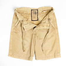 Bermuda cargo Ruehl No.925 31 peso pesado bronzeado Y2K Abercrombie roupa de trabalho rara vintage, usado comprar usado  Enviando para Brazil