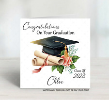 Personalised graduation card for sale  MANSFIELD