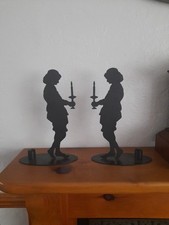 Pair silhouette figures for sale  LEIGH
