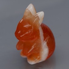 Usado, 46,15 ct. GIANT! Ágata branca laranja natural México (escultura em coelho) comprar usado  Enviando para Brazil