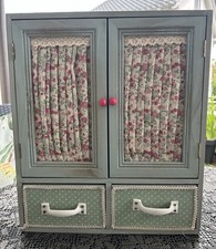Vintage puppenschrank holz gebraucht kaufen  Wäschenbeuren