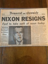 Nixon resigns august for sale  Rochester