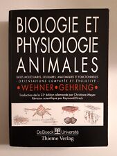 Biologie physiologie animales. d'occasion  Viroflay