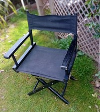 Directors chair bkack for sale  RETFORD