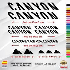 Usado, 14 PEGATINAS VINILO CANYON BICI STICKER DECAL AUFKLEBER BIKE ADESIVI AUTOCOLLANT comprar usado  Enviando para Brazil