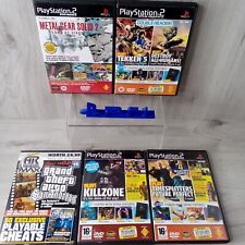 REVISTA OFICIAL DE JOGOS REINO UNIDO DEMOS E AÇÃO REPLAY CHEATS PS2 5 JOGOS PACOTE RARO comprar usado  Enviando para Brazil