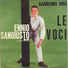 Ennio sangiusto voci d'occasion  Expédié en France