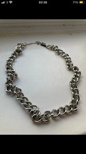 Silver thick chain for sale  ST. HELENS