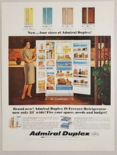 1966 Impressão Admiral Duplex 19 Freezer/Frigorífico 4 Tamanhos Chicago, Illinois comprar usado  Enviando para Brazil