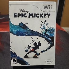 Videogame Nintendo Wii Disney Epic Mickey classificação E todos comprar usado Videogame Nintendo Wii Disney Epic Mickey classificação E todos comprar usado  Enviando para Brazil