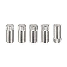 5x8mm 304 Stainless Steel Dowel Pins, 5Pcs Knurled Head Flat End Dowel Pin na sprzedaż  Wysyłka do Poland