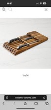 Organizador de facas Williams Sonoma 15 slots na gaveta, usado comprar usado  Enviando para Brazil