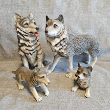 Lot resin wolf for sale  Huron