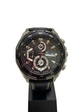 Relógio de couro analógico quartzo CASIO EFR-539L preto excelente Japão comprar usado  Enviando para Brazil
