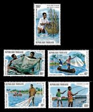 Togo 1974-Lagoa De Pesca-Conjunto De 5v-Scott 876-77, C224-26 - nunca usado, sem marca de charneira, usado comprar usado  Enviando para Brazil