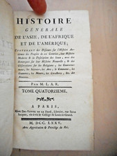 1775 histoire generale d'occasion  Paris XX
