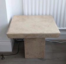 Travertine marble side for sale  NEWCASTLE UPON TYNE