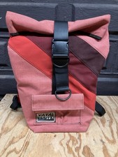 Mochila VAYA Messenger Bag listrada alforje NYC upcycled forrada à prova de H20 comprar usado  Enviando para Brazil