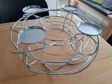 Adventskranz silber 5 gebraucht kaufen  Gerlingen