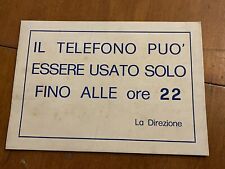Cartello insegna orari usato  Bologna