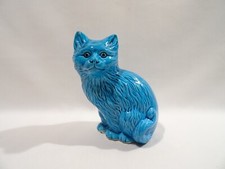 Blue ceramic cat d'occasion  Expédié en Belgium