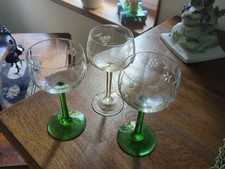 Weingläser antik glas gebraucht kaufen  Schwabach