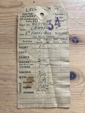 Wwii era laundry for sale  IPSWICH