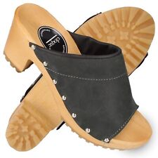 Damen leder clogs gebraucht kaufen  Hannover