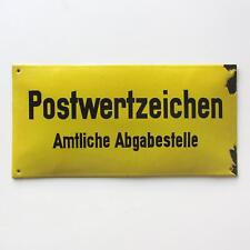 Altes emailschild postwertzeic gebraucht kaufen  Deutschland