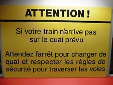 Ancien panneau gare d'occasion  Labastide-Rouairoux
